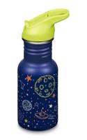 Klean Kanteen Kid Classic Narrow 355ml/12oz + Flip/Sportdop Drinkfles Milky Way 355ml - thumbnail