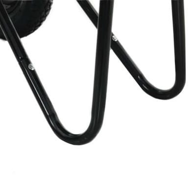 VidaXL Kruiwagen zilver en zwart 137 x 60 x 65,5 cm staal