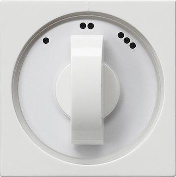 Gira draaiknop voor ventilator draaischakelaar glanzend wit Gira draaiknop voor ventilator draaischakelaar glanzend wit