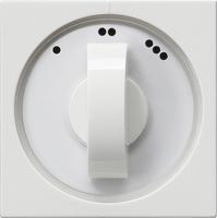 Gira draaiknop voor ventilator draaischakelaar glanzend wit - thumbnail