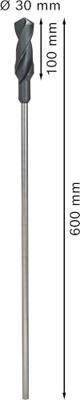 Bosch Accessoires Bekistings- en installatieboren 30 x 600 mm, d 11 mm 1st - 2608597178