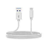 DCU Tecnologic, USB-kabel, USB type C 3.1 naar type A 3.0, lengte 2 m, wit - thumbnail