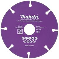 Makita Accessoires Doorslijpschijf staal 115x22,23x1,3mm - B-53687 B-53687 - thumbnail