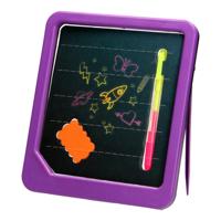 Toi-Toys Tekenbord neon glow met stift en spons - thumbnail