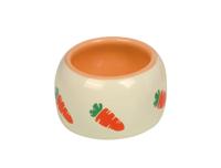 Nobby Keramische voedertrog CARROT, beige/oranje 125 ml, 1 stuk - thumbnail
