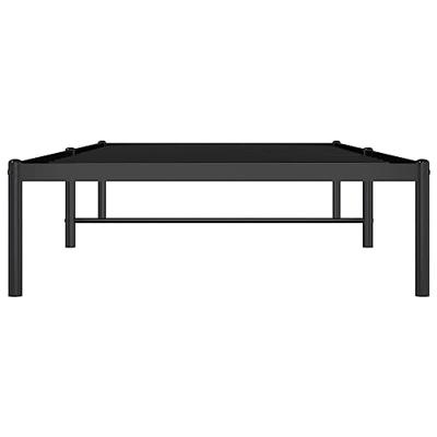 Bedframe metaal zwart 90x200 cm