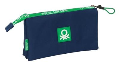 Alleshouder Benetton Green Marineblauw 22 x 12 x 3 cm