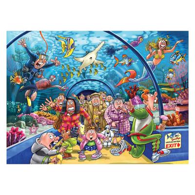 Wasgij Original 43 Aquarium Antics Puzzel 1000 stukjes - thumbnail