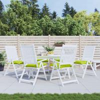 VidaXL Palletkussens 6 st 50x50x7 cm oxford stof felgroen - thumbnail