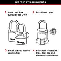 MASTER LOCK Mini Secure Key Box [formaat XS] [met handvat] - 5406EURD - thumbnail