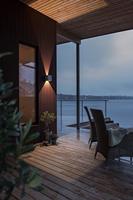 Konstsmide Cremona 7959-310 LED-buitenlamp (wand) Energielabel: G (A - G) LED LED vast ingebouwd 6 W Grijs - thumbnail