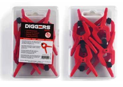 Diggers 2,5cm Waarde Veerklem | 8 stuks - DIG118 Diggers 2,5cm Waarde Veerklem | 8 stuks - DIG118