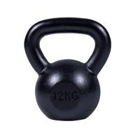Kettlebell (12 kg) Gietijzer Zwart - thumbnail