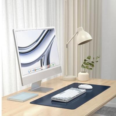 Satechi Vegan-lederen premium desk mat - Blue Satechi Vegan-lederen premium desk mat - Blue