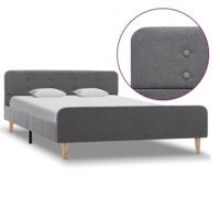 Bedframe stof lichtgrijs 120x200 cm - thumbnail