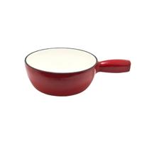 Imperial Kitchen Kaasfonduepan 23 cm Rood/Emaille - thumbnail