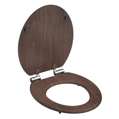 Toiletbril Schutte Lupos Softclose Dark Wood Schutte