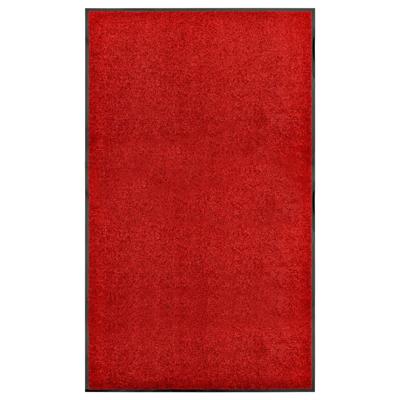 Deurmat wasbaar 90x150 cm rood