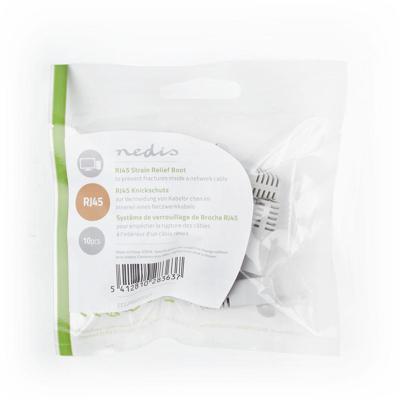 Trekontlasting | Voor RJ45 Netwerkconnectors - 10 Stuks | Grijs