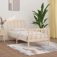 Bedframe massief hout 90x200 cm - thumbnail