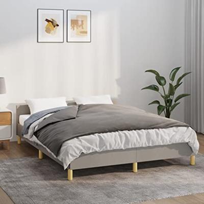 VidaXL Verzwaringsdeken met hoes 122x183 cm 9 kg stof lichtcrèmekleur VidaXL Verzwaringsdeken met hoes 122x183 cm 9 kg stof lichtcrèmekleur
