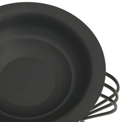 VidaXL Vuurplaats met pook 49 cm staal