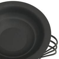 VidaXL Vuurplaats met pook 49 cm staal - thumbnail