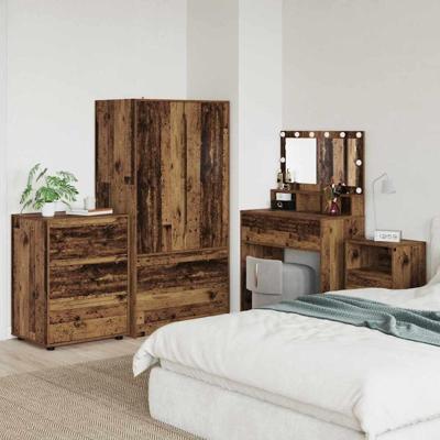 Opbergkast Oud Hout 60 x 48 x 81 cm Bewerkt hout