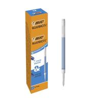 Bic vulling voor gelroller Gel-ocity illusion, doos van 12 stuks, blauw - thumbnail