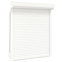 Rolluik 110x130 cm aluminium wit - thumbnail