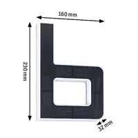 Paulmann 94651 Solar Hausnummer b Huisnummerlamp op zonne-energie Energielabel: A (A - G) Warmwit Zwart - thumbnail