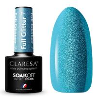 Claresa uv/led gellak 5ml full glitter 7 blue - thumbnail