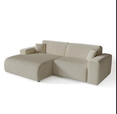 SIA Home Elektrische relaxbank Hoek Links Rozen Corduroy (2)