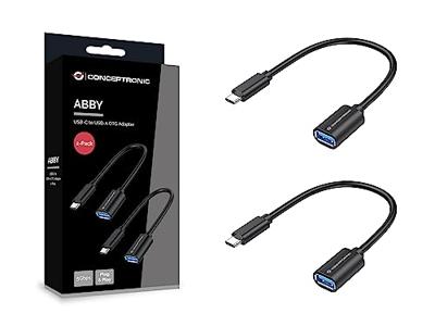 Conceptronic ABBY11B USB-kabel 0,2 m USB 3.2 Gen 1 (3.1 Gen 1) USB C USB A Zwart Conceptronic ABBY11B USB-kabel 0,2 m USB 3.2 Gen 1 (3.1 Gen 1) USB C USB A Zwart