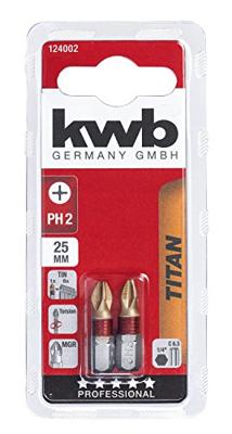 Schroefbit 25mm titaan ph 2 2st KWB - Kwb Schroefbit 25mm titaan ph 2 2st KWB - Kwb