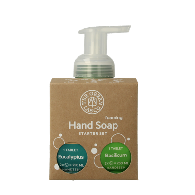 The Green Lab Co Handzeep startset eucalyptus basilicum 1 Set