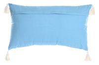 Kussen DKD Home Decor 60 x 15 x 35 cm Blauw Wit - thumbnail