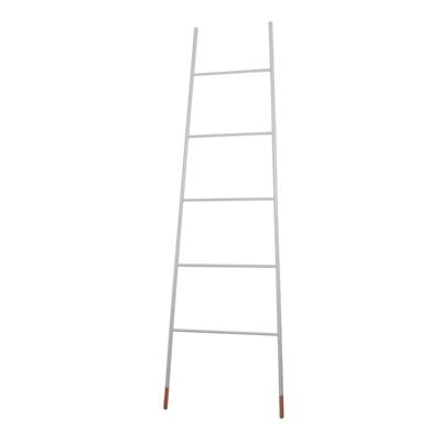 Zuiver Wandrek 'Ladder' Staal en Rubberhout, 175cm - thumbnail