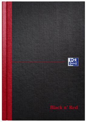 Notitieboek oxford black n' red a5 96vel lijn