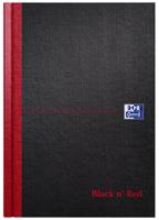 Notitieboek Oxford Black n' Red A5 96vel lijn - thumbnail