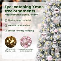 VidaXL Kunstmatige inklapbare kerstboom groen en wit 120 cm - thumbnail