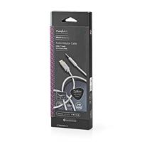 Nedis CCTB65940AL10 Usb-c Koptelefoon Adapterkabel Usb-c Male - 3,5 Mm Male 1,00 M Aluminium - thumbnail