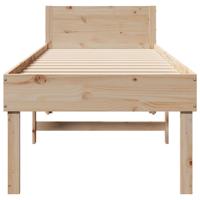 Bedframe zonder matras massief grenenhout 90x190 cm - thumbnail