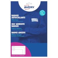 AVERY Zelfklevende badge ft 63,5 x 29,6 mm, doos van 540 stuks, wit - thumbnail