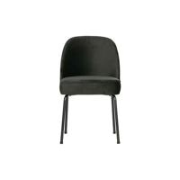 WOOOD Eetkamerstoel 'Vogue' Velvet, kleur Zwart - thumbnail