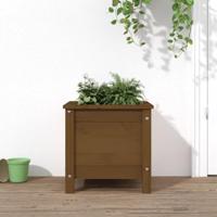 VidaXL Plantenbak 40x40x39 cm massief grenenhout honingbruin - thumbnail