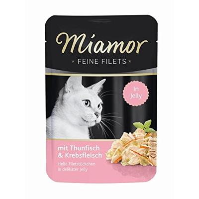 Miamor 74080 droogvoer voor kat 100 g Volwassen Crab (pet food flavor), Tonijn