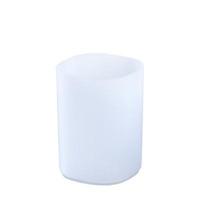 2 stks multifunctionele 4 grid Desktop pennenhouder Office school opslag geval duidelijk plastic vak Bureau potlood organisator (witte ronde) - thumbnail