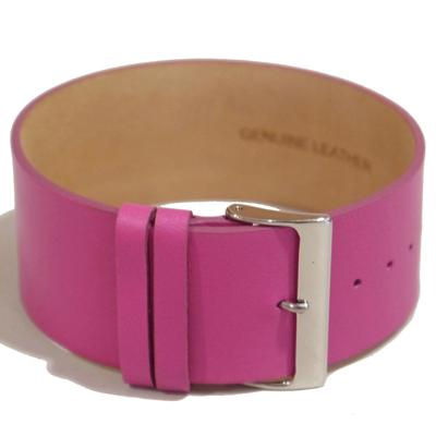 Horlogeband Universeel CCC.1035 / Z035 Leder Roze 28mm