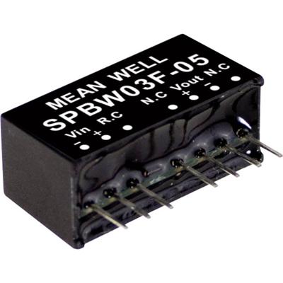 MEAN WELL SPBW03F-12 DC/DC-convertermodule 250 mA 3 W Aantal uitgangen: 1 x Inhoud 1 stuk(s)